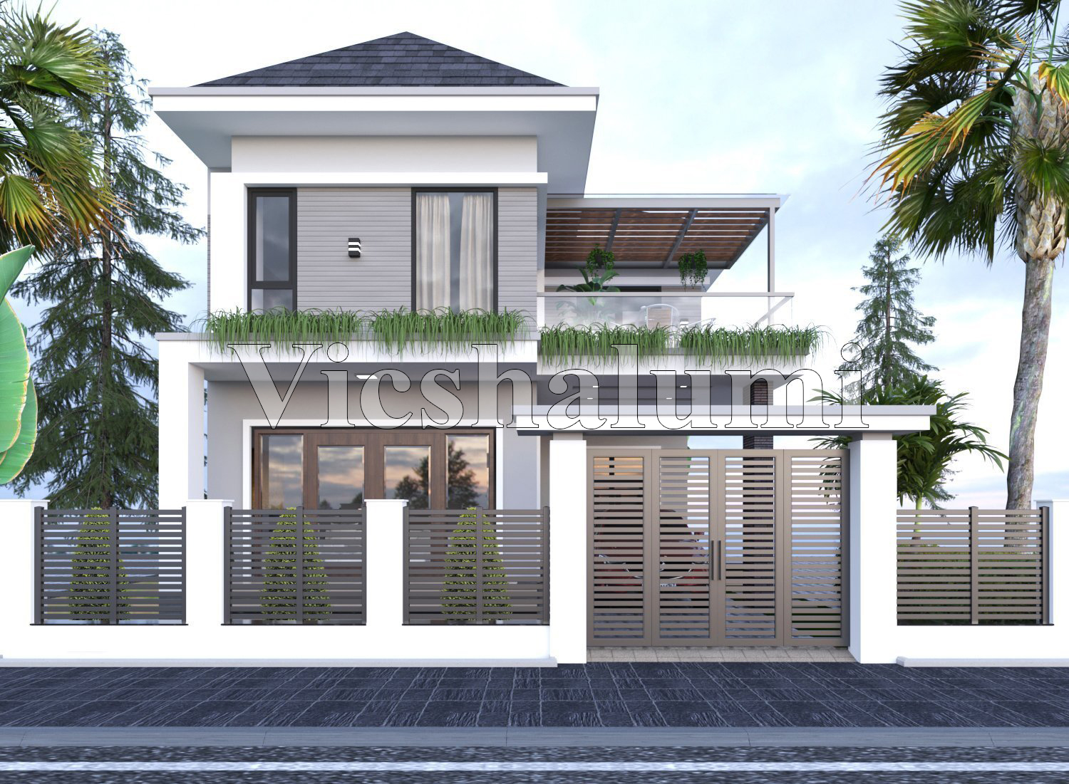 Hệ Ngoại Thất CGA SHALUMI