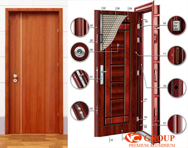 Cửa thép vân gỗ VICSTAR